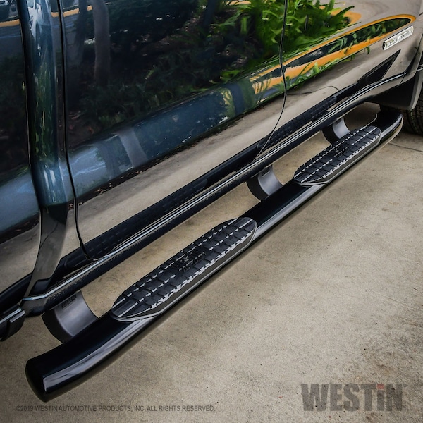 Westin Automotive 19-C SILVERADO/SIERRA 1500 DBL CAB BLACK PRO TRAXX 5 OVAL NERF BARS 21-54125 - main